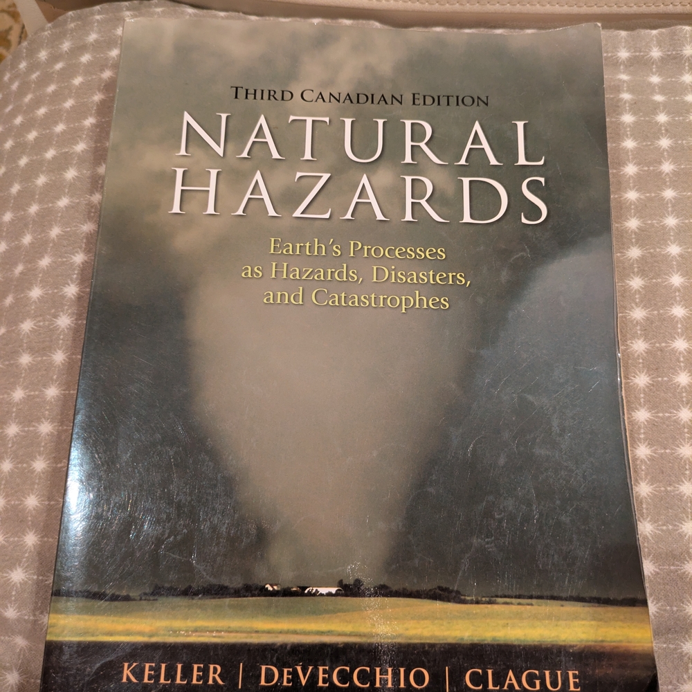Natural Hazards Third Canadian Edition Textbook